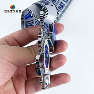Egyedi Design egyedi logó LED Sport Medallion Metal 3D zománcérmek az ajándéktárgyakhoz