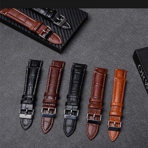 Bőrszíj, lélegző, divatos és tartós heveder az Apple, a Samsung, a Huawei és a Xiaomi órák számára, 12 mm, 14 mm, 16 mm, 18 mm, 20 mm