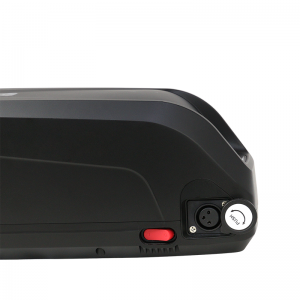 Lefelé cső Hailong elektromos kerékpár akkumulátor 52V 48 V 36V lítium -ion elektromos kerékpár kerékpárhoz