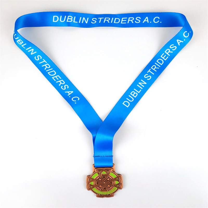 Sportérmes és trófeák egyedi cink ötvözet érmek díja szalaggal