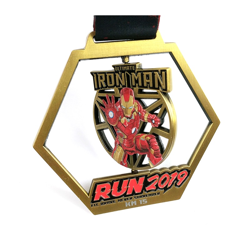 Gag Hollow Out Design Medalsnagykereskedelmi fém díj 3D aranyérmek