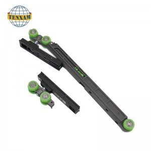 Rozsdamentes acél tolóajtó henger lógó kerekek henger