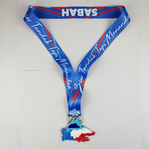 Emlékérme cink ötvözet casting térkép a városi vállalati eseményekhez