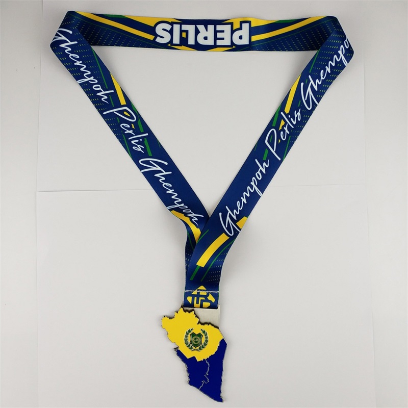 GAG -érmet gyártó tervezés fém 3D -s aranyozott érem Nemzeti várostérkép -érmek