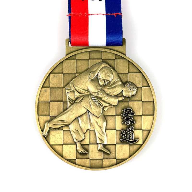 Versenyérmes kialakítás a kínai Kungfu arany medál medáléreméremhez