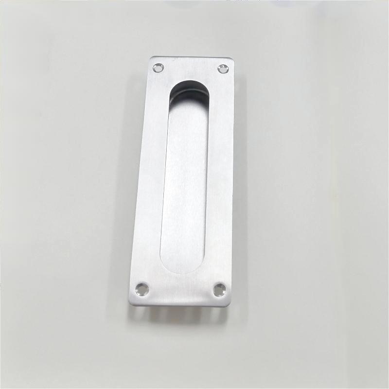 7,09 hüvelykes süllyesztett ujj öblítés húzza a zsebajtó -szekrény ajtaját, a toló pajta ajtófogantyúját, a szálcsiszolt acél téglalap alakú ajtó húzza a hardveret