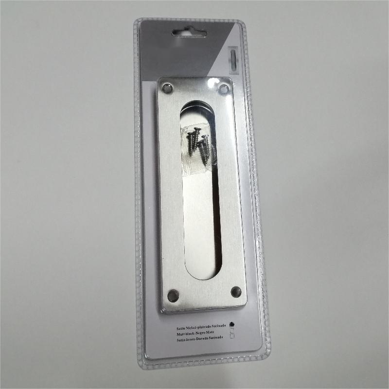 7,09 hüvelykes süllyesztett ujj öblítés húzza a zsebajtó -szekrény ajtaját, a toló pajta ajtófogantyúját, a szálcsiszolt acél téglalap alakú ajtó húzza a hardveret