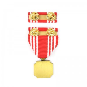 Hard zománccaró medalion die cast fém jelvény 3D -s tevékenységi érmek és díjak, rövid szalaggal rendelkező kitüntetési érmek