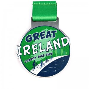 Egyedi trófeák és érmek sport arany katonai sportkerékpár -érmek szalagfém futball 3D -s érmék reteszelő érmek