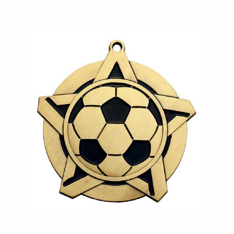 GAG Design Metal 3D logó futball futball verseny Sports Arany Díj Medalok Gyár Egyéni Medál szalaggal