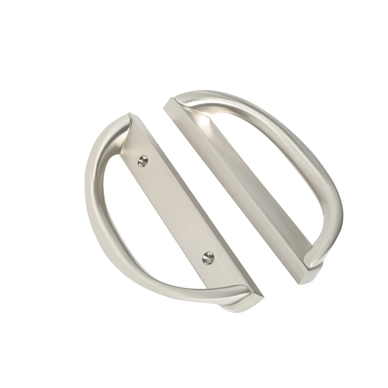 Csúszó terasz ajtófogantyúkészlet, d alak,nem kulcs (3-15/16 ”lyuk-távolság)