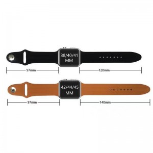 iwatch szilikon sport együttes heveder karkötő órák hevederei az Apple Watch számára