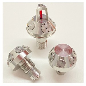 Közepes/highnyomású víz ködös permetező fúvóka porlasztó permetezés víznyomás fúvóka víz köd tűz elnyomó rendszer