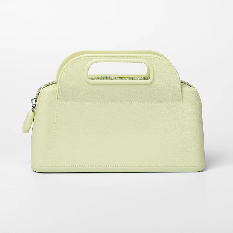 Vízálló szilikon kézitáska egyedi divat fagyos színű szilikon táskák ravel kozmetikai táska
