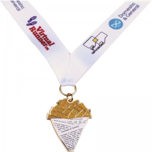 Gyárinagykereskedelem Különleges Design Diecast Medals Donut Medal