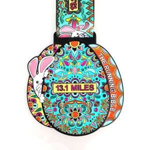 Egyéni érmek a versenyekhez Metal Medallion egyedi Mikulás futó érmek