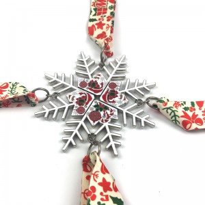 Mikulás futó érmek keresztény érem ajándék metal csillag díj