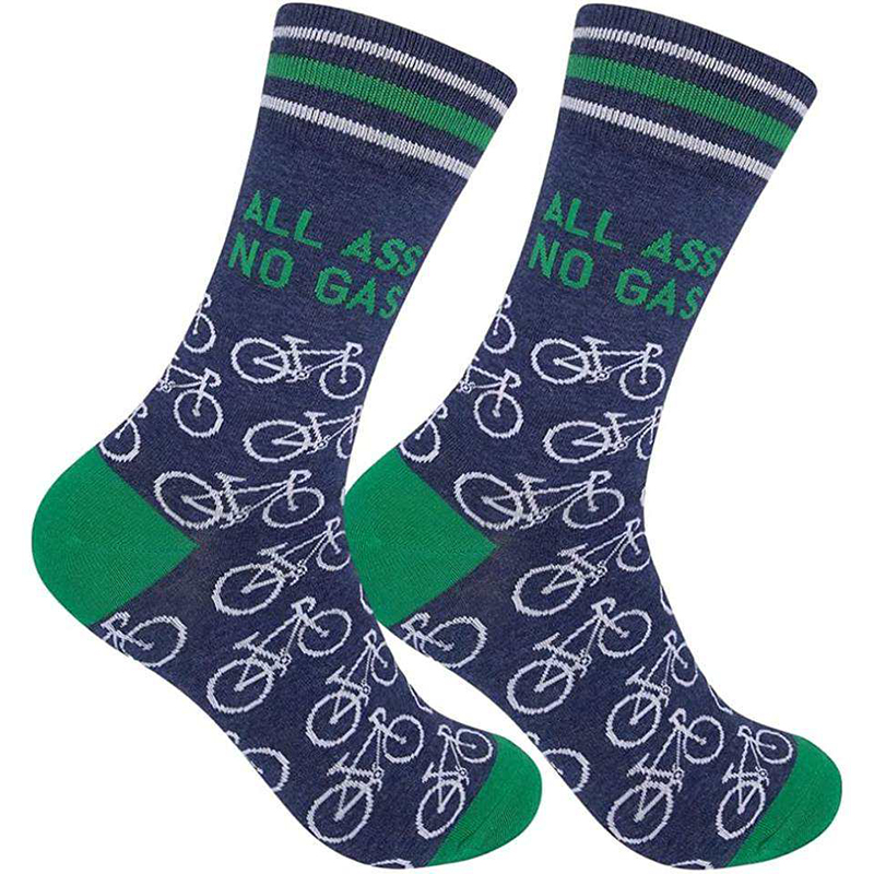 Nagykereskedelmi egyedi logó személyiségnők harisnya kerékpáros trendi hip-hop ábécé sport boldog zokni testvilágítás