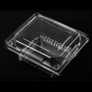 Gyümölcsdoboz fedéllel (lyuknélkül) 135*115*63 mm Hgf-250g