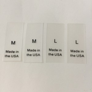 Átlátszónyomtatási jel, testreszabott, kiváló minőségűnyomtatás