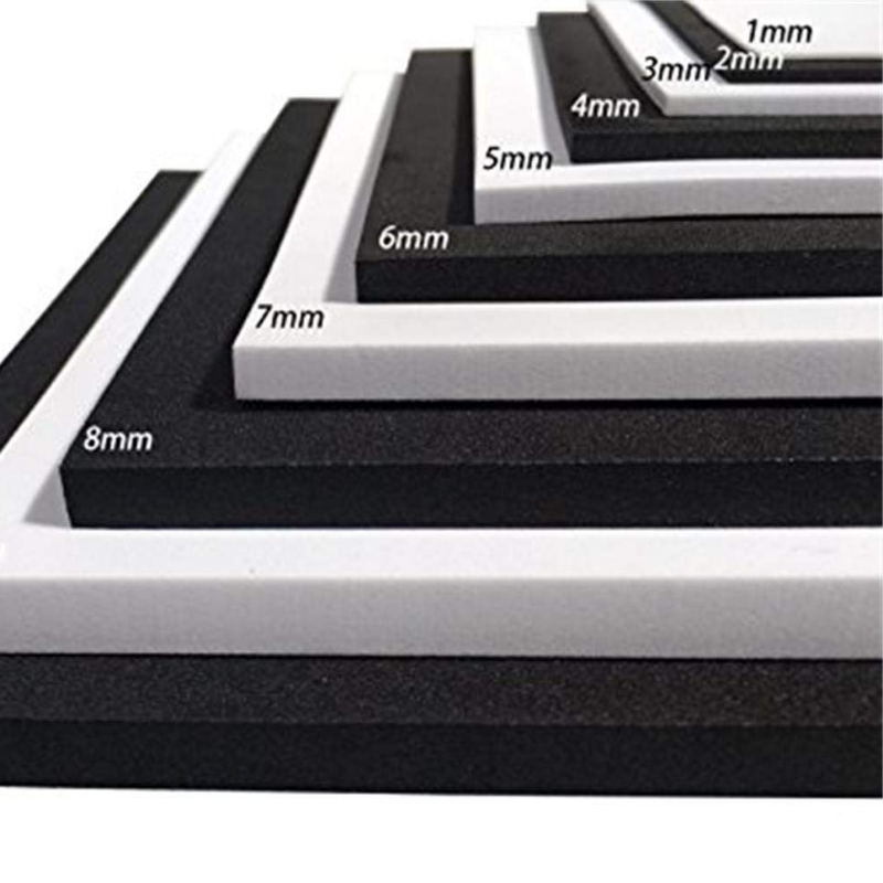 Forró módon eladott egyedi fekete eva hablemezek jó minőségű, sokkoló elleni tömítés elleni környezetbarát ízlésnélküli Eva Sheet