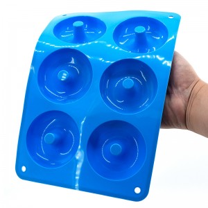 Szilikon fánk formák -nem tapadó szilikon fánk serpenyő, csak pop! Hőálló, tökéletes fánk süteményt süti bagel, BPA ingyenes, mosogatógép biztonságossá teszi