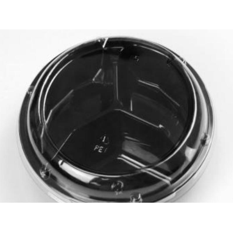 Három-compartment Fresh-cut Fruits Box fedél 220*170*60 mm HJ-1803f