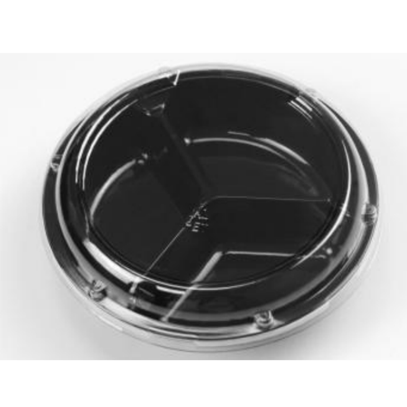 Három-compartment Fresh-cut Fruits Box fedél 205*155*58 mm HJ-190