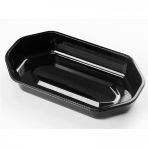 Színes gyümölcs tálca fedélnélkül 200*110*35 mm HGF-2010F Átlátszó/BLACK