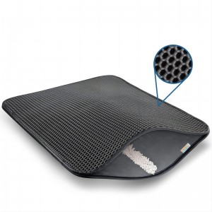 Gyártó vízálló háziállat kettős rétegű macska alom szőnyeg