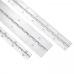 Szabványos méret hosszú csuklópánt 304#72 \'\' rozsdamentes acél zongora folyamatos soros szekrény zongora zsanér