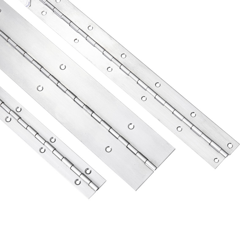 Szabványos méret hosszú csuklópánt 304#72 \'\' rozsdamentes acél zongora folyamatos soros szekrény zongora zsanér