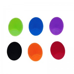 Szilikon arctisztító kefe, szilikon ovális arctisztító kefe puha szilikon arctisztító kefe arc hámlasztó feketék pattanás póruskapusapka arcmosó kefe a mélytisztító bőrápoláshoz