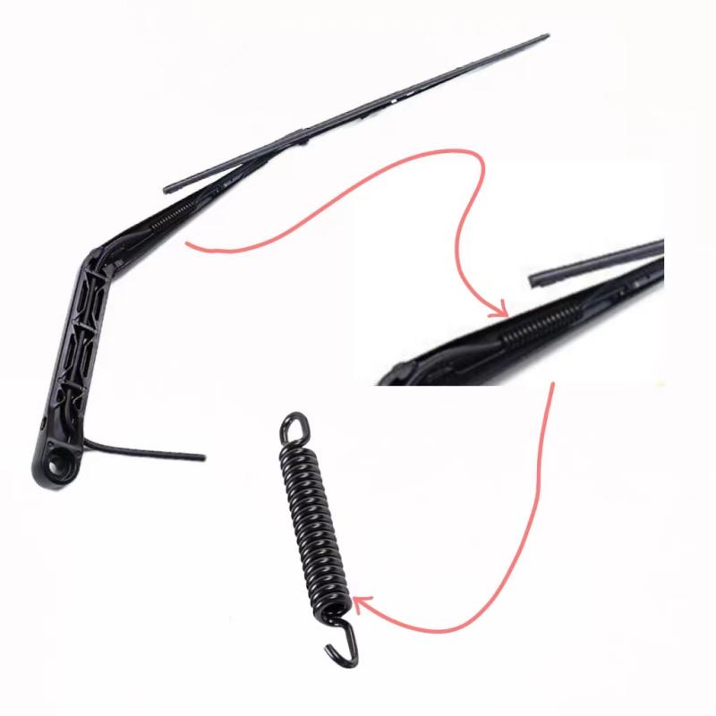 Rozsdamentes acél ablaktörlő kar feszültségrugó