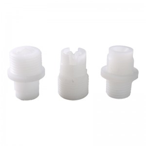 korrózióálló vízsugaras tisztítás műanyag PP PVDF lapos ventilátor teljes kúpos permetező fúvóka