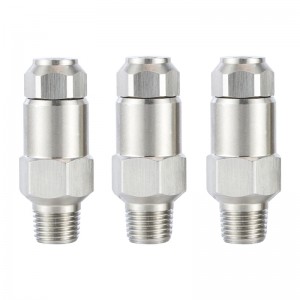 Rozsdamentes acél hidraulikus atomizáló LNN fúvóka páratartalom Légképzés Finom köd permetező fúvóka porlasztó permetező fúvóka