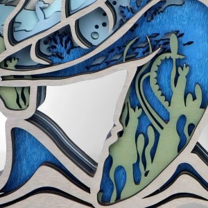 3Dwooden kézműves dekoráció