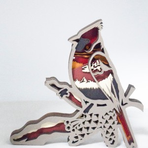 3D -s fa állati madár díszek