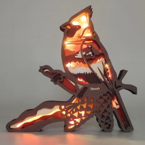 3D -s fa állati madár díszek