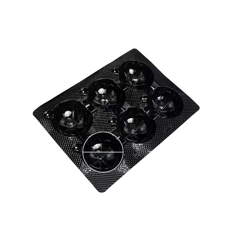 Jelenítse meg a gyümölcs tálcát 388*282*55 mm 6 hornyok