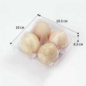 Tojás tálca 105*100*65 mm 4 barázda