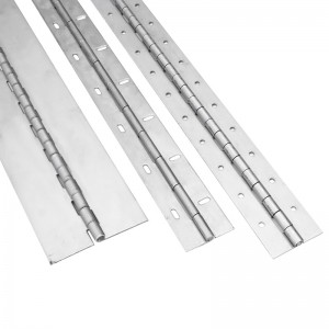 Testreszabott hosszú zsanér 201#304#vastagság 3.0 rozsdamentes acél vastag zongora csuklópántos szekrény zongora csuklópánt