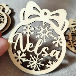 Lézeres faragott vágott fa rétegelt lemez dekoratív darab