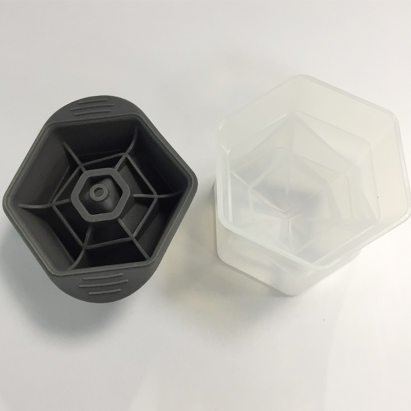 Szilikon jégformák újrafelhasználható és BPA-mentes kézműves jégformák/Kiváló whisky, koktélok, kávé, szóda,nagy jégkocka jégformákhoz