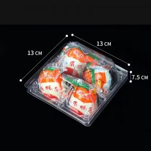 Kacsatojás tálca 130*130*75 mm 4 hornyok