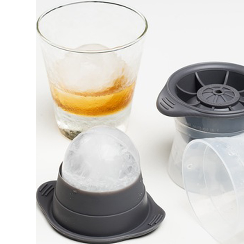 Nagy gömb alakú jégformák, amelyek alkalmas whisky, koktélok, italok jégformákhoz, újrafelhasználható és könnyen tisztíthatók, BPA-mentesek
