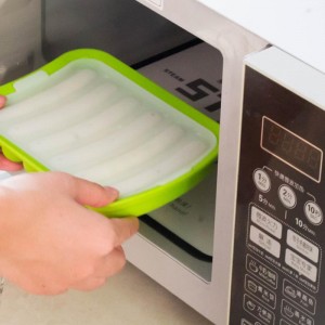 Nem tapadó szilikon kolbász formák házi készítésű hot dogokhoz, barkácsoláshoz, BPA-mentes, sütő és mikrohullámú biztonságos hot dog formákhoz