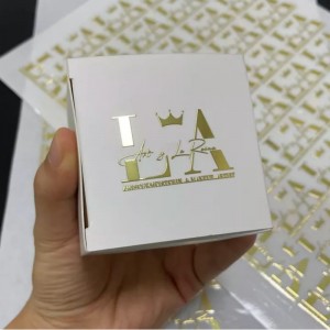 UV aranyozó címkék matrica