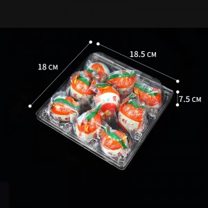 Kacsatojás tálca 185*180*75 mm 9 hornyok