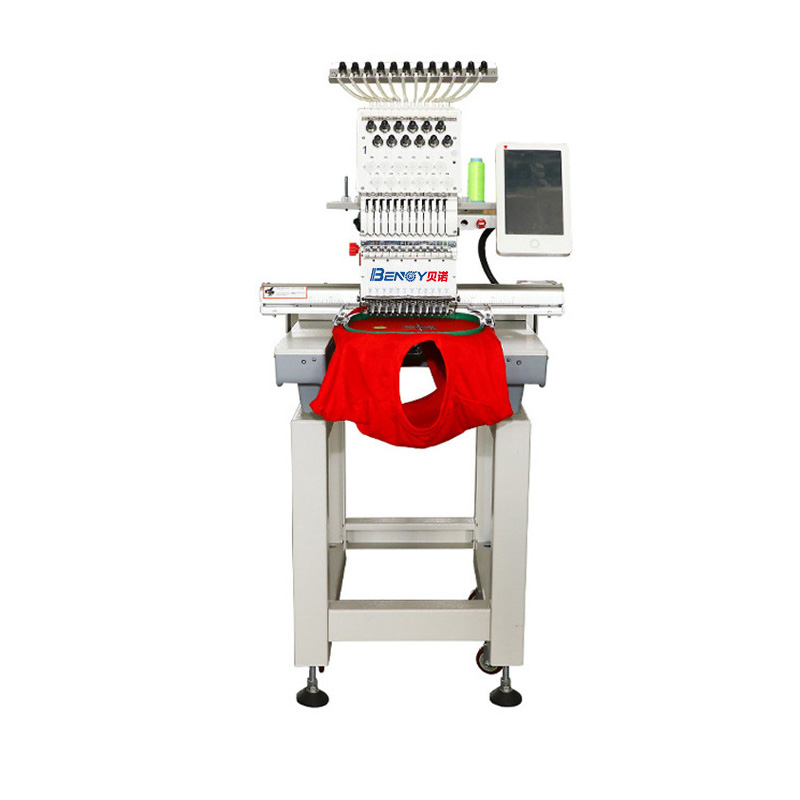 Egyetlen fejű, felborított hímzőgép